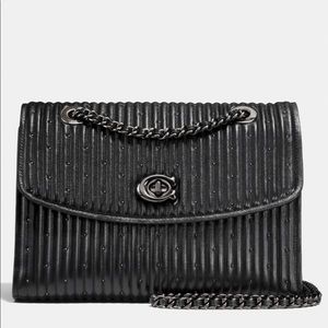 Parker with quilting and rivets